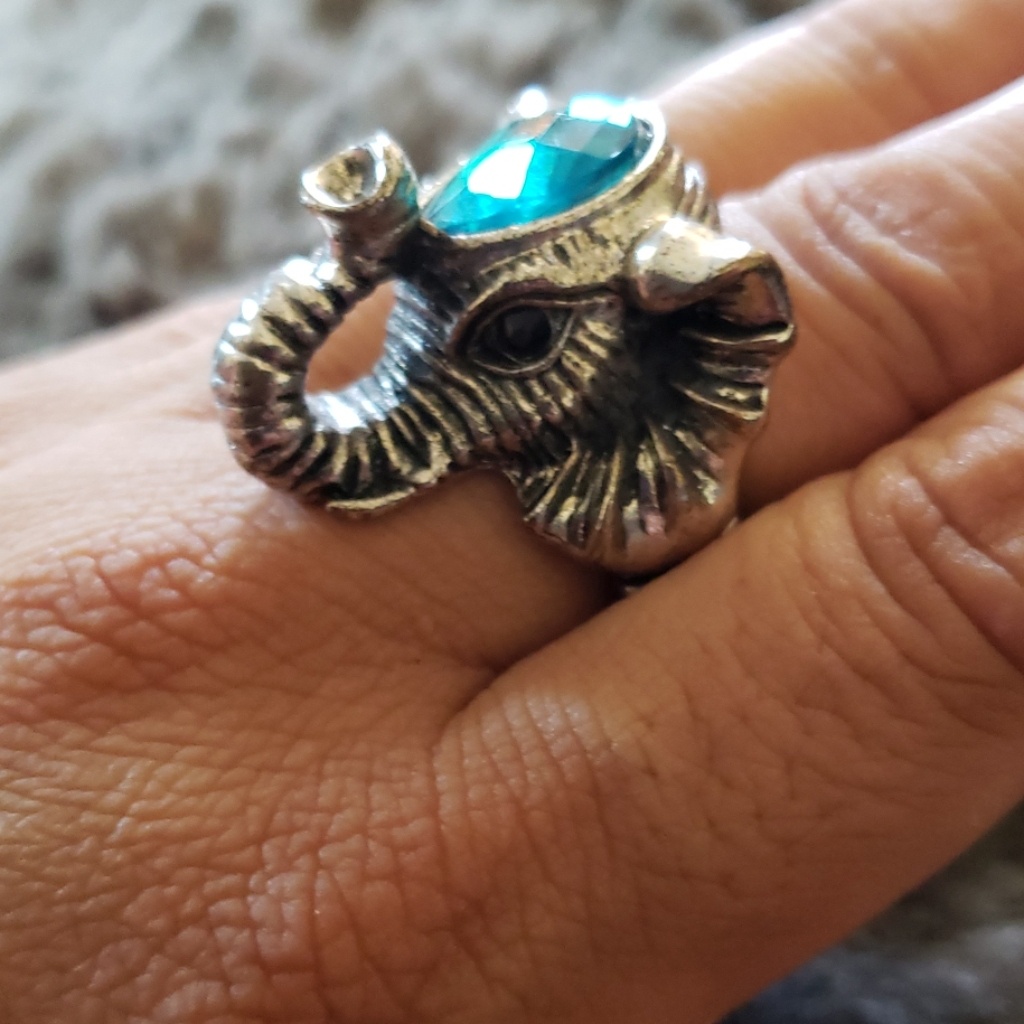 Fantasy Jewelry Elephant Cocktail Ring